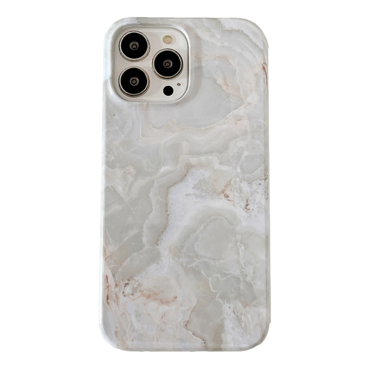 

Marble Pattern Phone Case For iPhone 12 Pro(Grey)