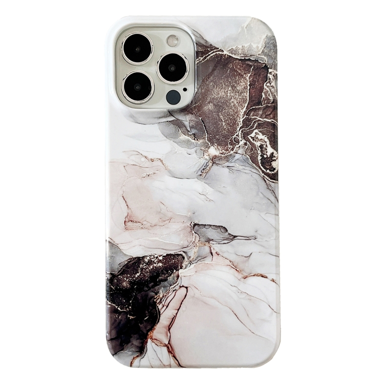 

Marble Pattern Phone Case For iPhone 12 Pro Max(Black)