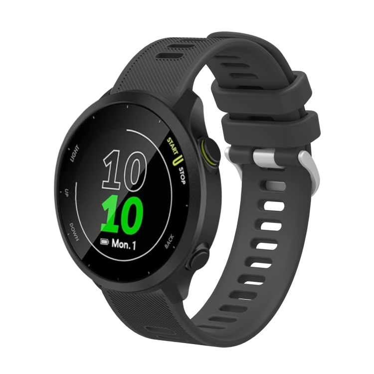 

For Samsung Gear Sport 20mm Silicone Twill Watch Band(Grey)