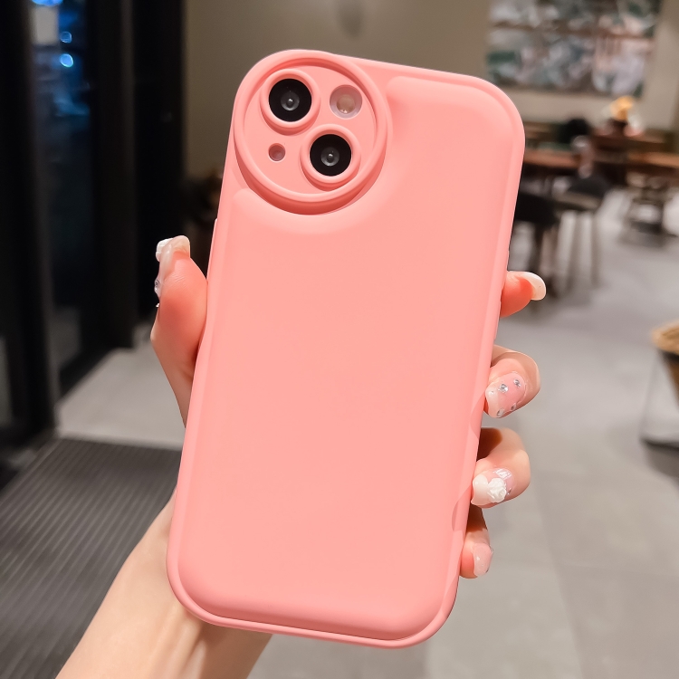 

For iPhone 13 Pro Max Liquid Airbag Decompression Phone Case(Pink)