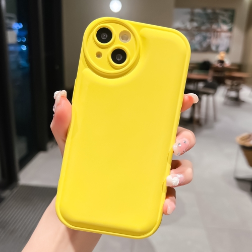 

For iPhone 13 Pro Liquid Airbag Decompression Phone Case(Lemon Yellow)