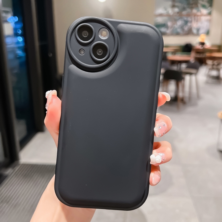

For iPhone 12 Liquid Airbag Decompression Phone Case(Black)
