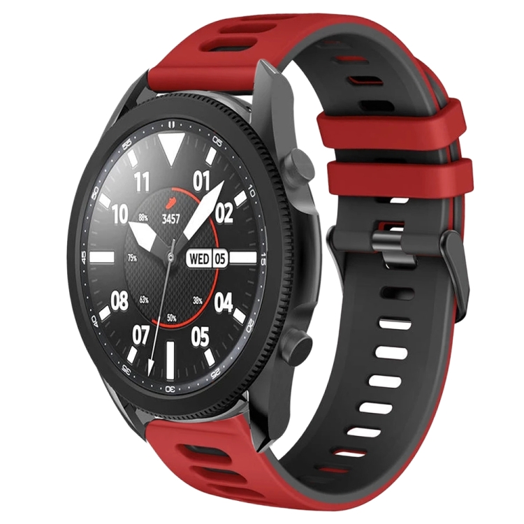 For Samsung Galaxy Watch Pro 45mm 20mm Two-Color Silicone