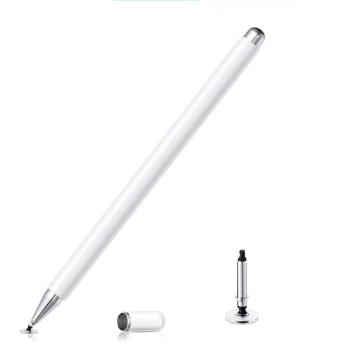 

AT-29 High Accuracy Single Use Magnetic Suction Passive Capacitive Pen Mobile Phone Touch Stylus with 1 Pen Head(White)