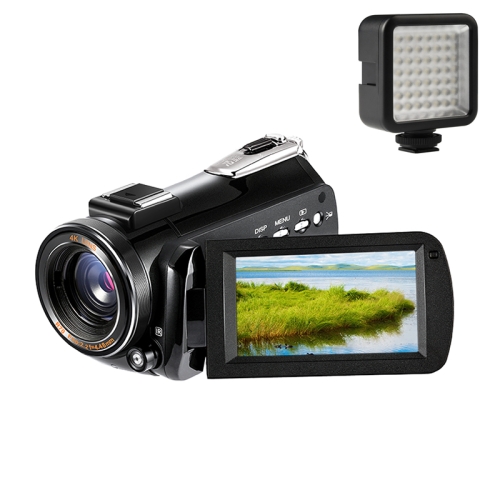 

4K 30X Digital Zoom WiFi Camcorder Video Camera, Model:Standard + Fill Light