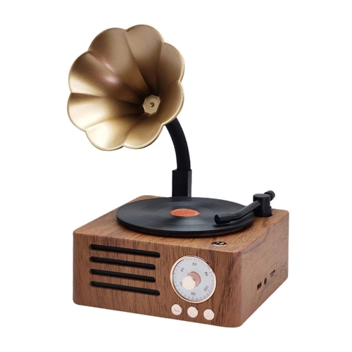 

T15 Vinyl Atomic Bluetooth Retro Wireless Audio Desktop Speaker