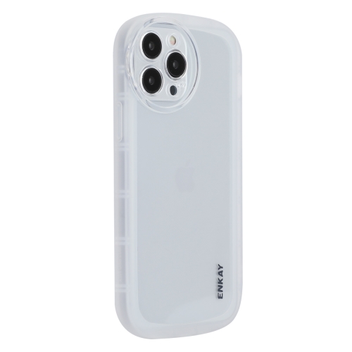 

ENKAY Translucent Matte TPU Phone Case For iPhone 14 Pro(White)