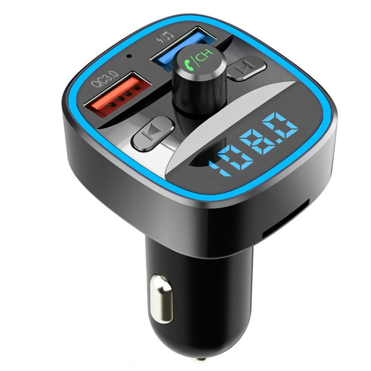 

T25S Car MP3 Player Multi-function BT5.0 Dual USB Chargers