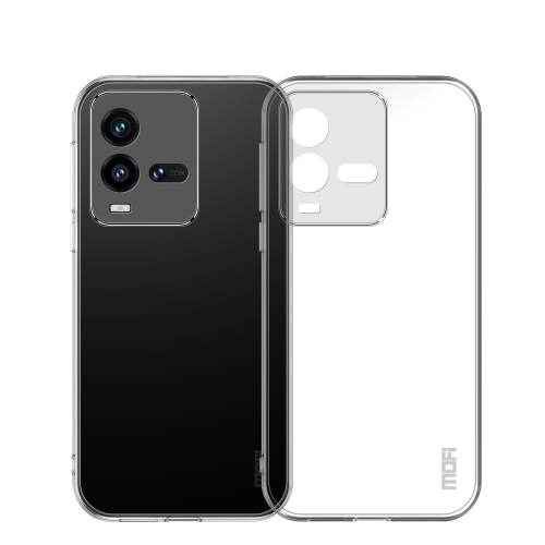 

For vivo iQOO 10 MOFI Ming Series Ultra-thin TPU Phone Case(Transparent)