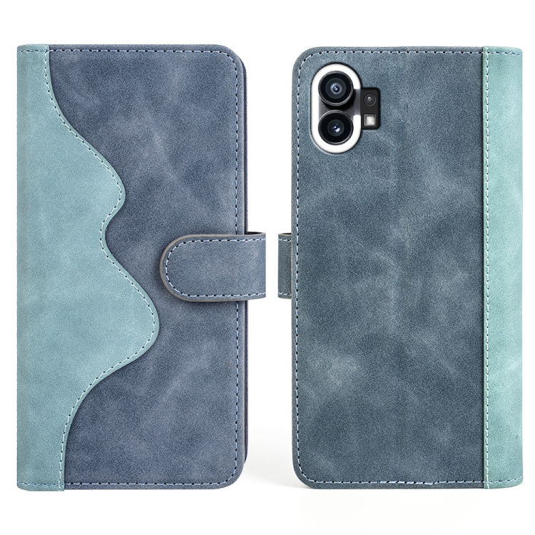 

For Nothing Phone 1 Stitching Horizontal Flip Leather Phone Case(Blue)
