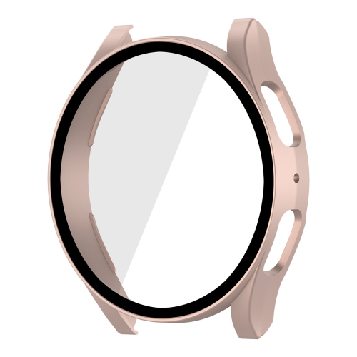 

For Samsung Galaxy Watch5 44mm ENKAY Hat-Prince Full Coverage PC Frame + 9H Tempered Glass Case(Pink)