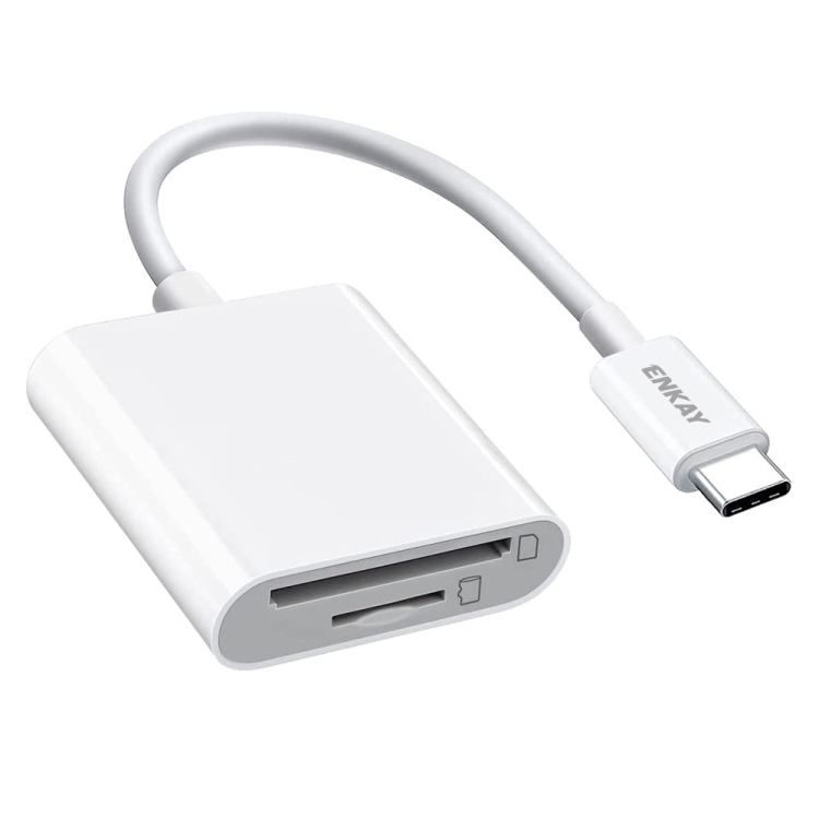 

ENKAY ENK-AT117 USB-C / Type-C to SD / TF Card Reader Adapter