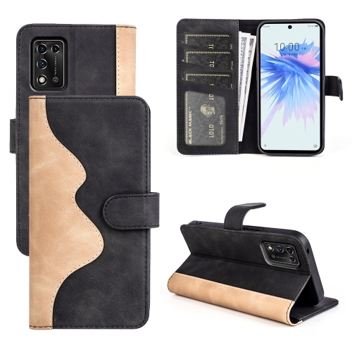 

For ZTE Libero 5G II Stitching Horizontal Flip Leather Phone Case(Black)