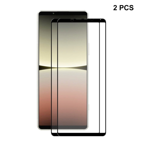 

2 PCS For Sony Xperia 5 IV ENKAY Full Glue 0.26mm 9H 2.5D Tempered Glass Full Film