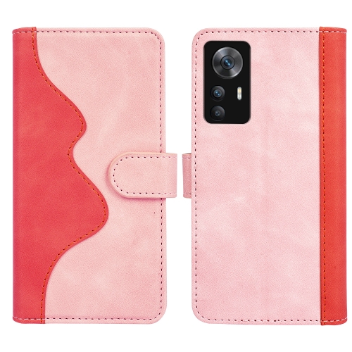 

For Xiaomi 12T / 12T Pro / Redmi K50 Ultra Stitching Horizontal Flip Leather Phone Case(Red)