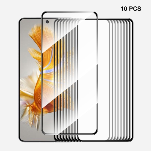 

For Huawei Mate 50 / 50E 10pcs ENKAY Full Glue 0.26mm 9H 2.5D Tempered Glass Full Film