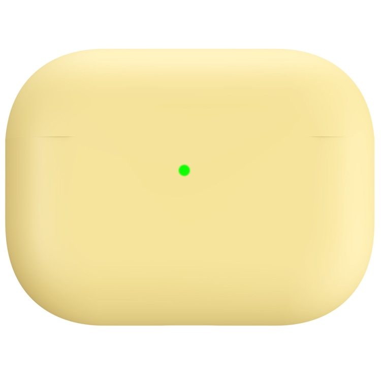 For Apple AirPods Pro 2022 ENKAY Ultra-thin Silicone Case(Yellow)