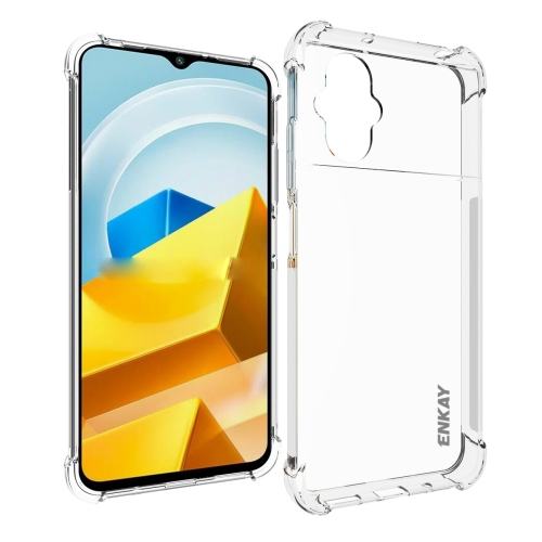 

For Xiaomi Poco M5 4G ENKAY Clear TPU Shockproof Phone Case