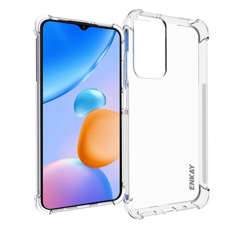 

For Xiaomi Redmi 11 Prime 4G ENKAY Clear TPU Shockproof Phone Case