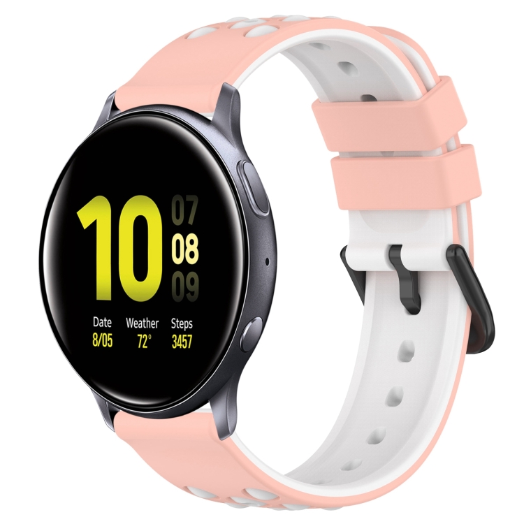 Para Samsung Galaxy Watch Active2 44 mm 20 mm Correa de reloj de