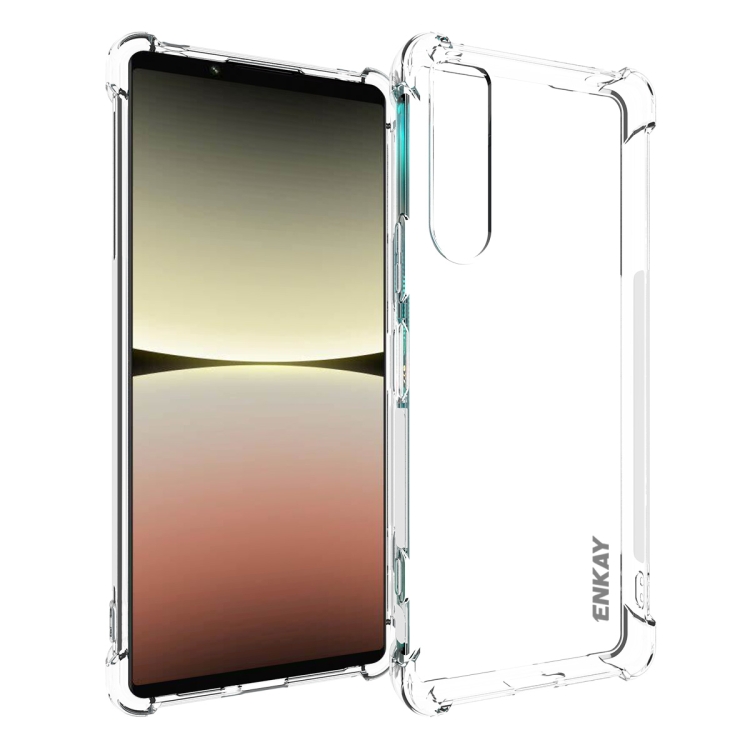 

For Sony Xperia 5 IV ENKAY Clear TPU Shockproof Phone Case
