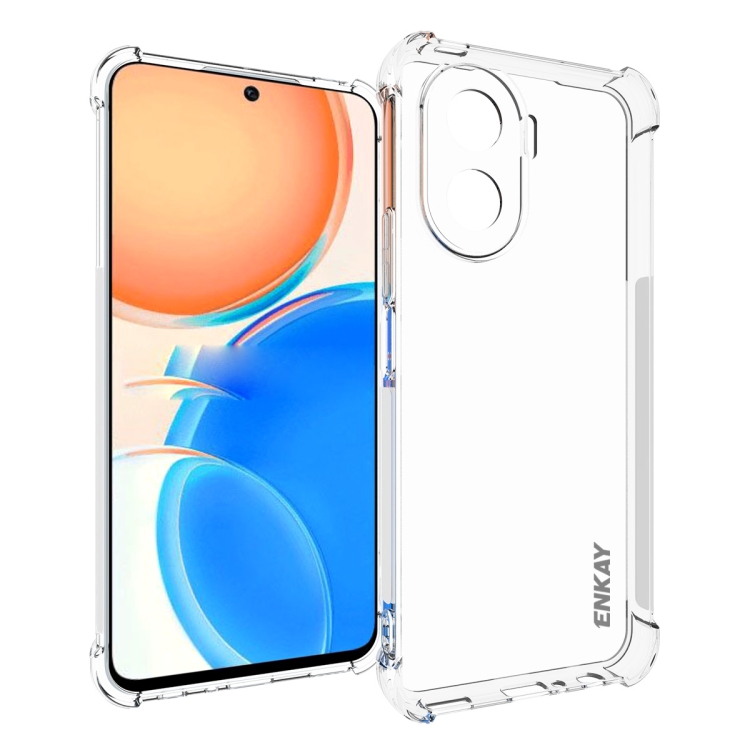 

For Honor X40i 5G ENKAY Clear TPU Shockproof Phone Case