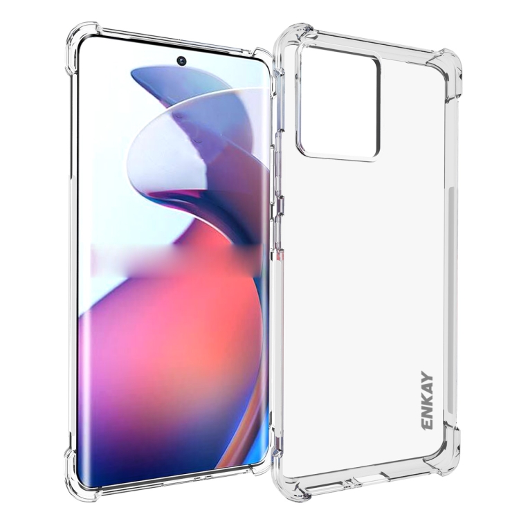 

For Motorola Moto S30 Pro ENKAY Clear TPU Shockproof Phone Case