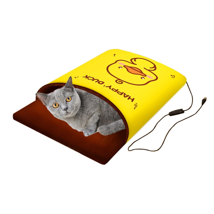 

JUNSUNMAY Adjustable Temperature Pet Electric Blanket Cushion Winter Warmer Sleeping Bag, Size:XL 60 x 75cm(Duck)