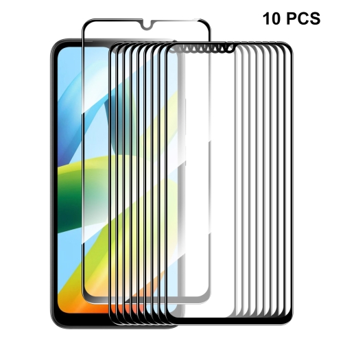 

For Xiaomi Redmi A1 / A1+ 10pcs ENKAY Full Glue 0.26mm 9H 2.5D Tempered Glass Full Film