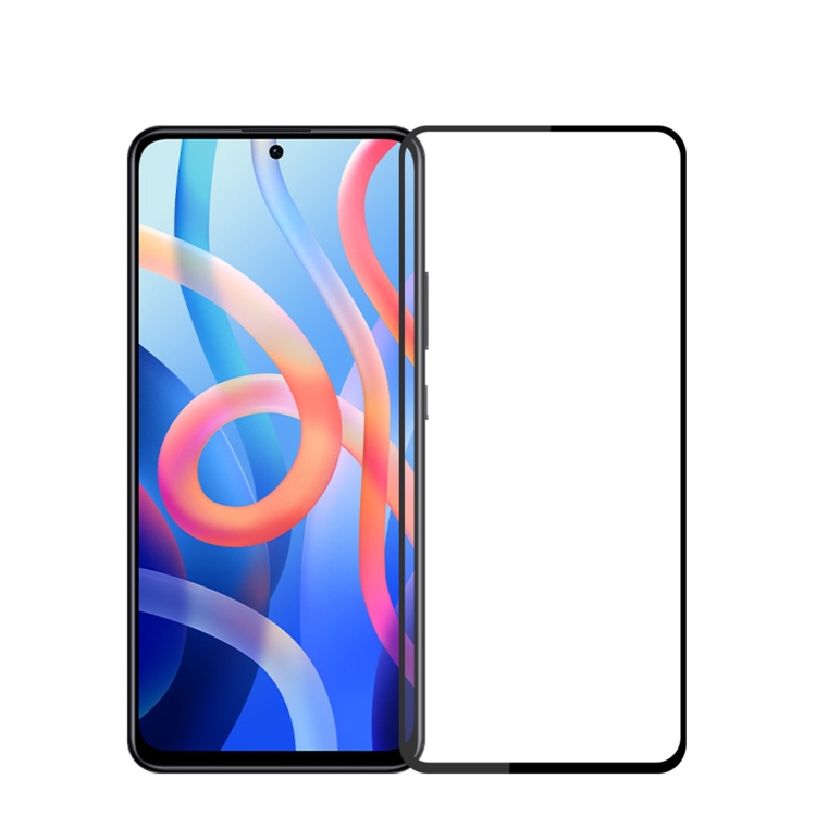 

For Xiaomi 12 Lite MOFI 9H 2.5D Full Screen Tempered Glass Film(Black)