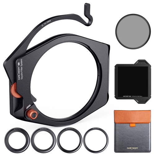 

K&F CONCEPT SKU.1878 ND1000 Filter System Multi-Coated Neutral Density Filter with CPL Square Filter