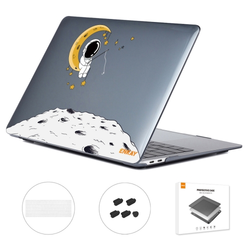 

For MacBook Pro 13.3 A1706/A1989/A2159 ENKAY Hat-Prince 3 in 1 Spaceman Pattern Laotop Protective Crystal Case with TPU Keyboard Film / Anti-dust Plugs, Version:US(Spaceman No.3)