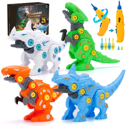 

MoFun 89pcs DIY Assembled Electric Drill Dinosaur Toy