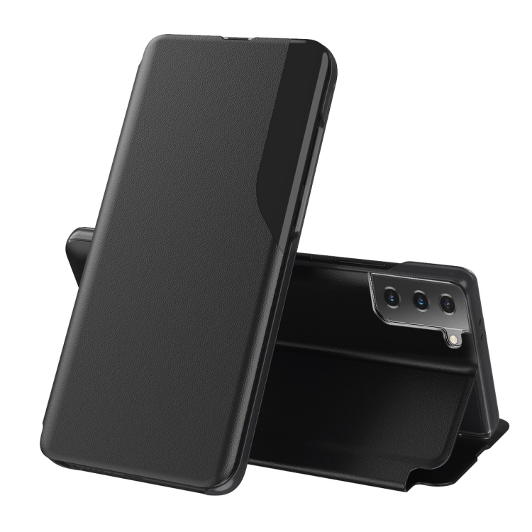 

For Samsung Galaxy S23 5G Attraction Flip Holder Leather Phone Case(Black)