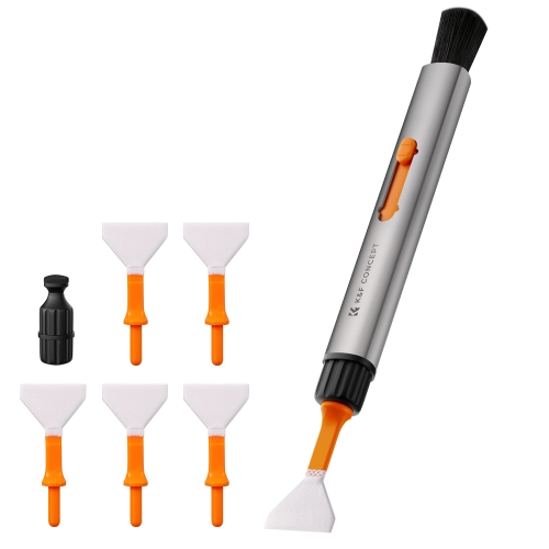 

K&F CONCEPT SKU.1900 Versatile Switch Cleaning Pen with APS-C Sensor Cleaning Swabs Set