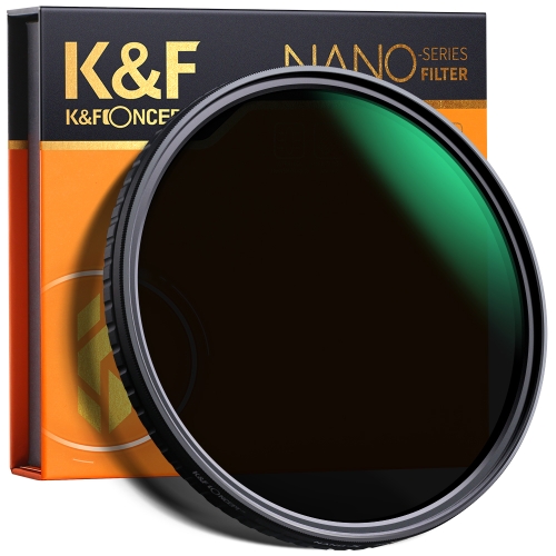 

K&F CONCEPT KF01.1475 82mm Variable ND32-ND512 ND Filter 5-9 Stops HD Neutral Density Lens Filter