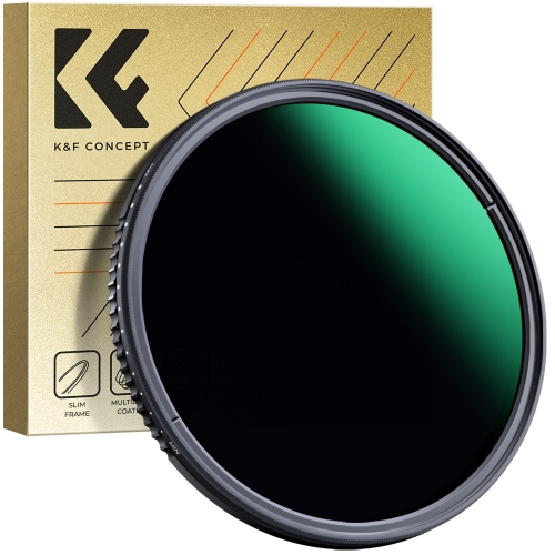 

K&F CONCEPT KF01.1838 82mm Variable ND3-ND1000 ND Filter 1.5-10 Stops Waterproof Filter