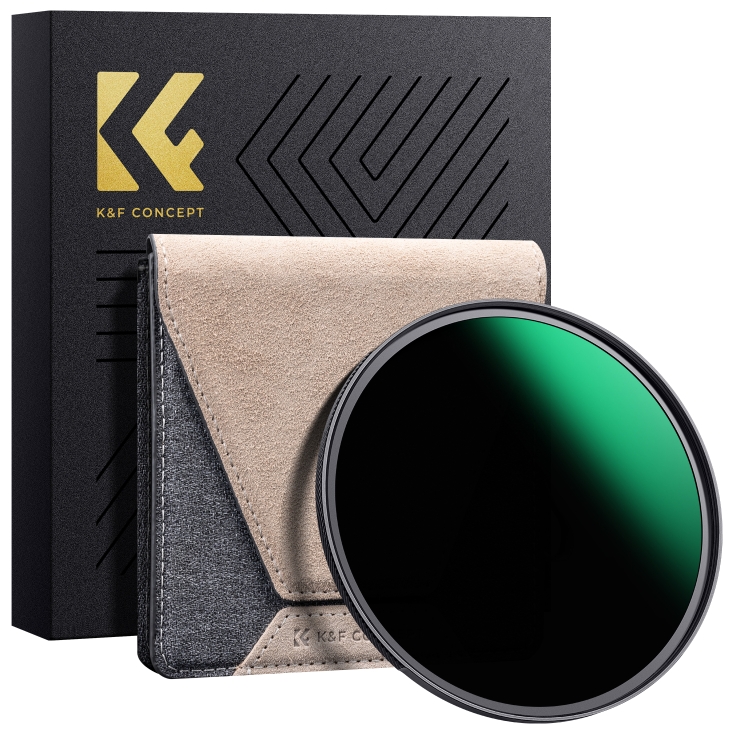 

K&F CONCEPT KF01.1995 82mm Nano-X PRO Series ND1000 Filter HD Ultra-Thin Copper Frame 36-Layer Coating Anti-Reflection Green Film
