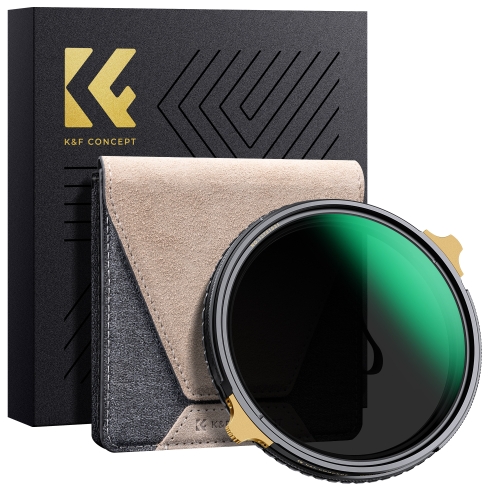 

K&F CONCEPT KF01.2003 82mm Nano-X PRO Series ND2-ND32+CPL Filter HD Ultra-Thin Copper Frame 36-Layer Coating Anti-Reflection Green Film