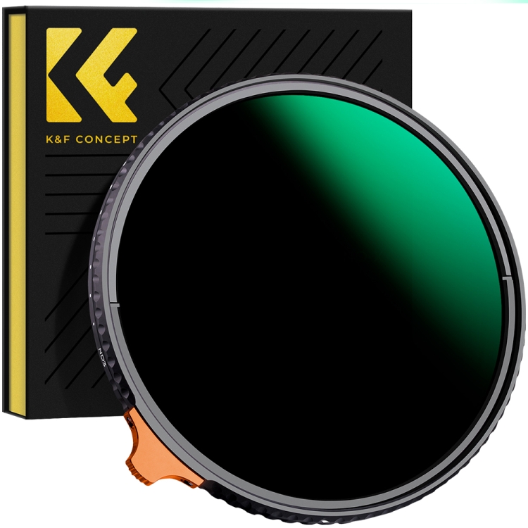 

K&F CONCEPT KF01.2012 Nano-X Series 82mm ND3~ND1000 Ultra-thin Adjustable ND Filter HD Anti-Reflection Green Film With Lever