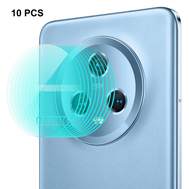 

For Honor Magic5 10pcs ENKAY Hat-Prince 0.2mm 9H Rear Camera Lens Tempered Glass Film