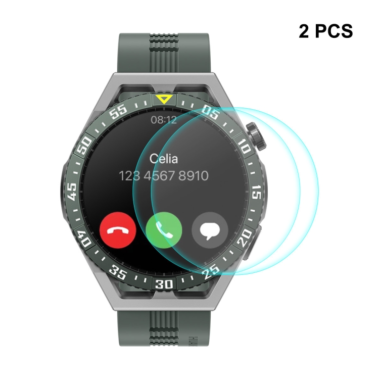 

2 PCS For HUAWEI WATCH GT 3 SE ENKAY Hat-Prince 0.2mm 9H Tempered Glass Screen Protector Watch Film
