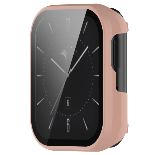 

For OPPO Watch SE PC+ Toughened Film Integrated Protective Case(Pink)