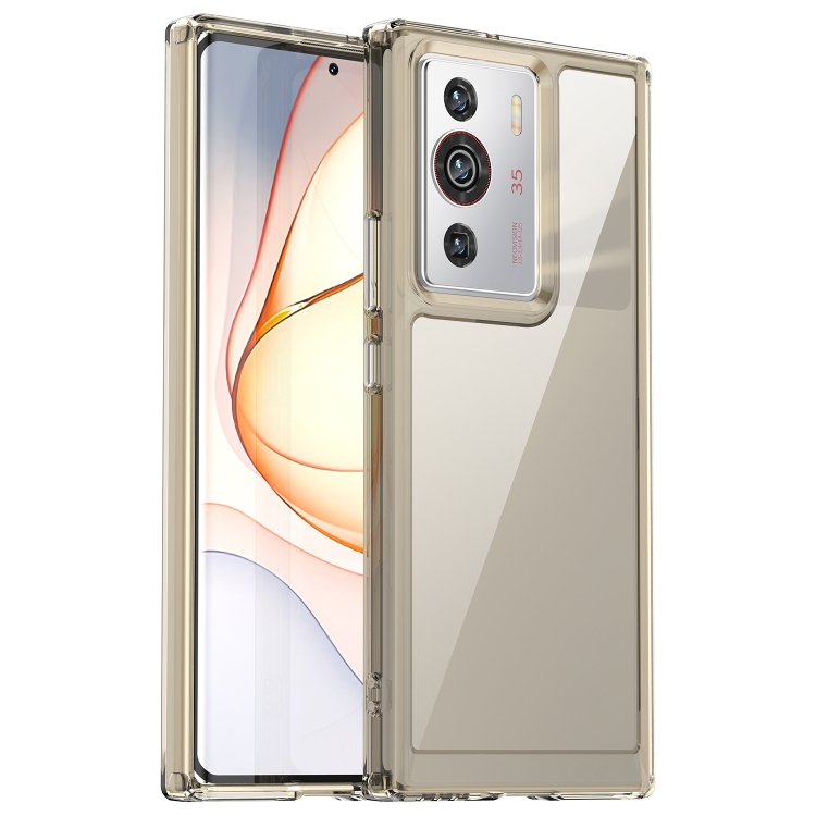 

For Nubia Z40 Pro Gravity Edition Candy Series TPU Phone Case(Transparent Grey)