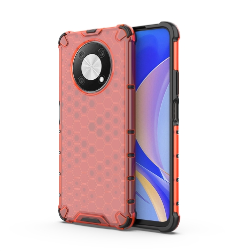 

For Huawei Nova Y90 4G Honeycomb Phone Case(Red)