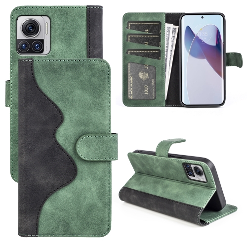 

For Motorola Moto X30 Pro Stitching Horizontal Flip Leather Phone Case(Green)