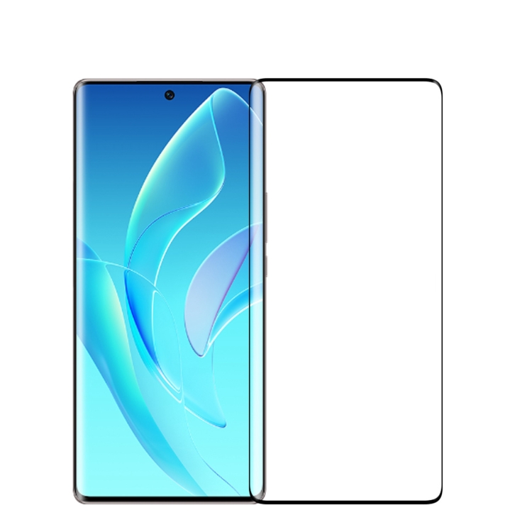 

For Honor 80 SE PINWUYO 9H 3D Hot Bending Tempered Glass Film(Black)