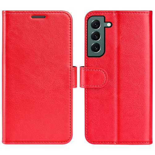 

For Samsung Galaxy S23+ 5G R64 Texture Leather Phone Case(Red)