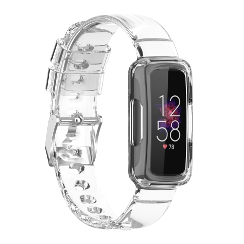 

For Fitbit Inspire 3 TPU Integrated Watch Band(Transparent)