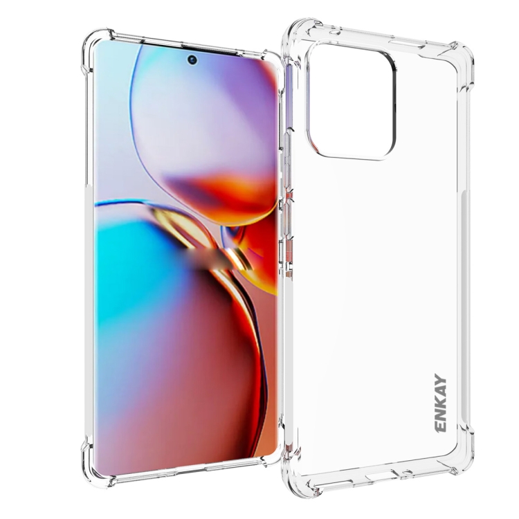 

For Motorola Moto X40 5G ENKAY Transparent TPU Shockproof Phone Case